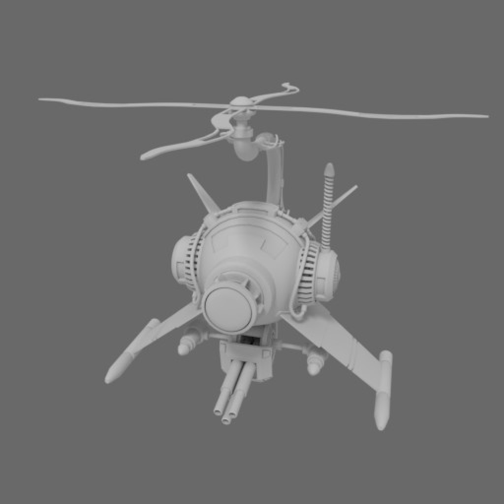 Steampunk Helicopter preview image 1